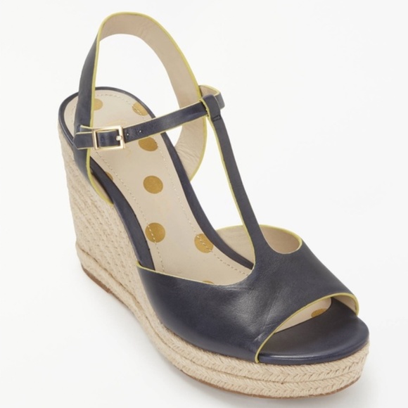 Boden Shoes - Boden Carrie Espadrille Wedge, Dark Navy Sz 40